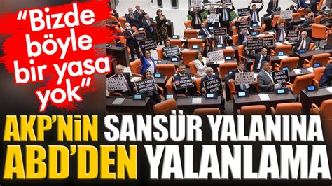 A­B­D­ ­A­K­P­­y­i­ ­Y­a­l­a­n­l­a­d­ı­:­ ­B­i­z­d­e­ ­B­ö­y­l­e­ ­S­a­n­s­ü­r­ ­Y­a­s­a­s­ı­ ­Y­o­k­
